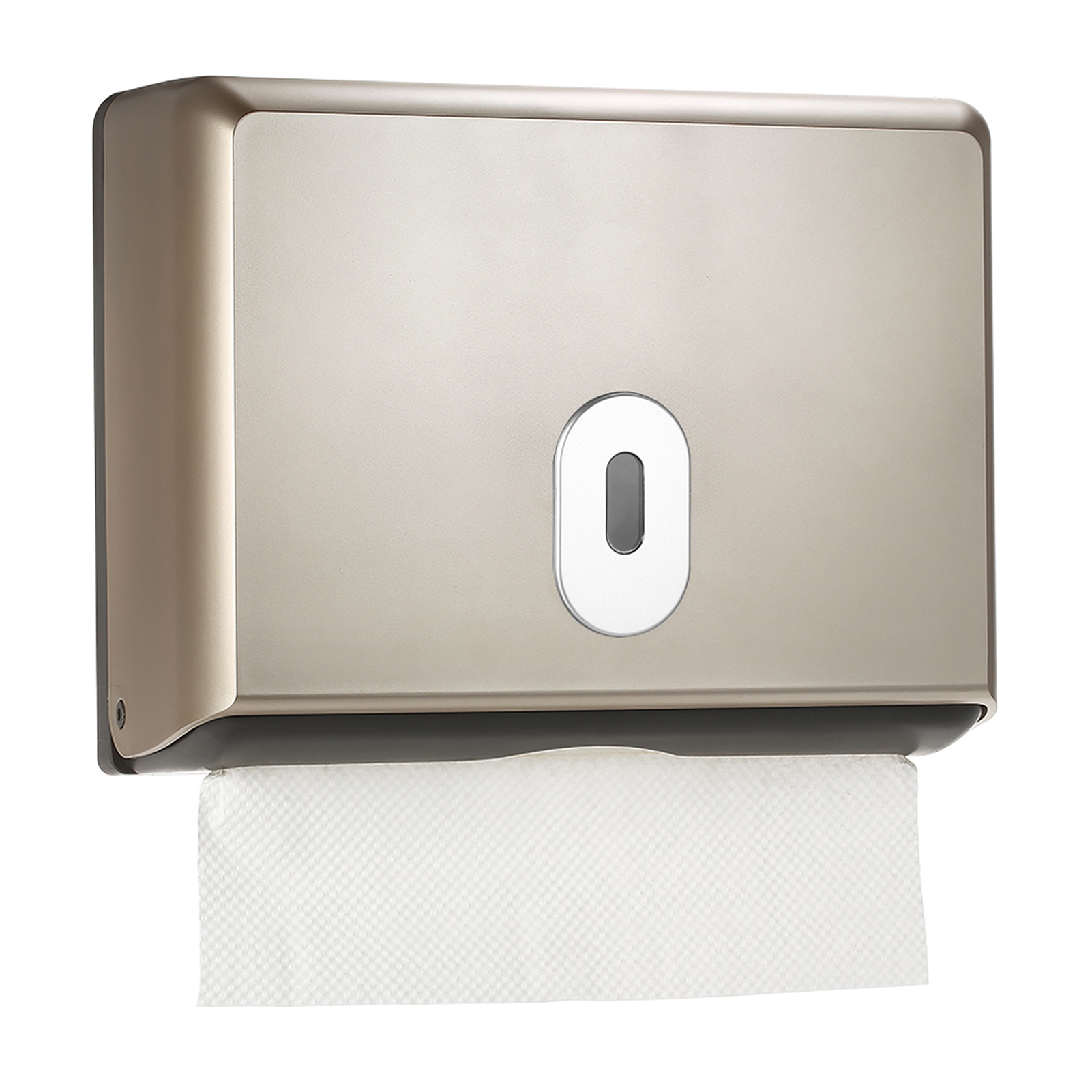 Home Bathroom Towel Dispenser - ABS Material Rectangular Wall-mounted Bathroom Tissue