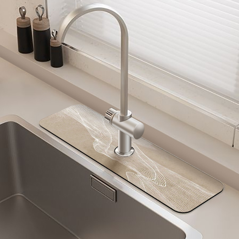 Home Bathroom Wash Basin - VIKAMA Luxury-Style Bathroom Silica Gel Faucet