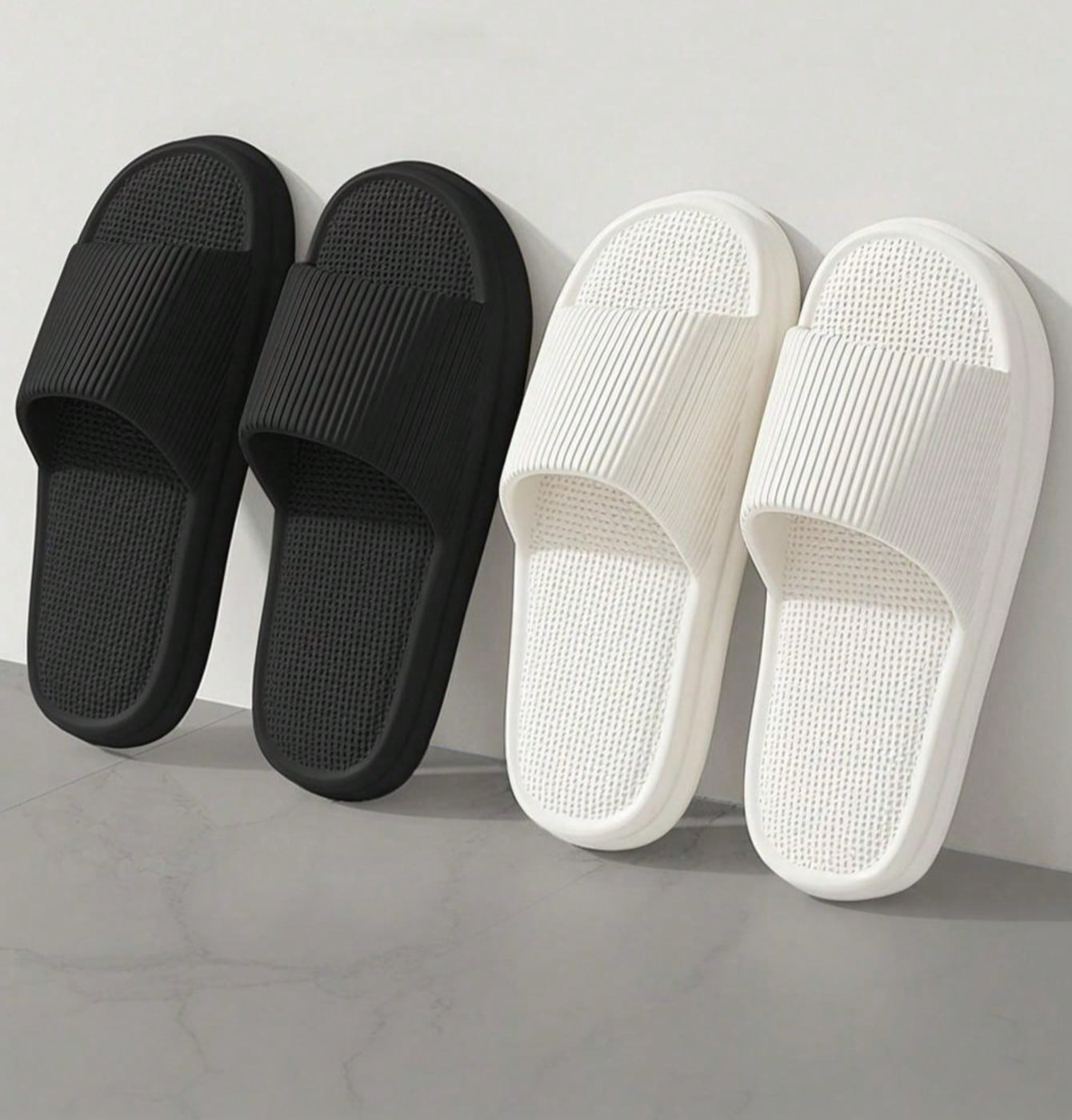 Home Design Bathroom - Soft Sole Indoor/Outdoor Sandals, Suitable For