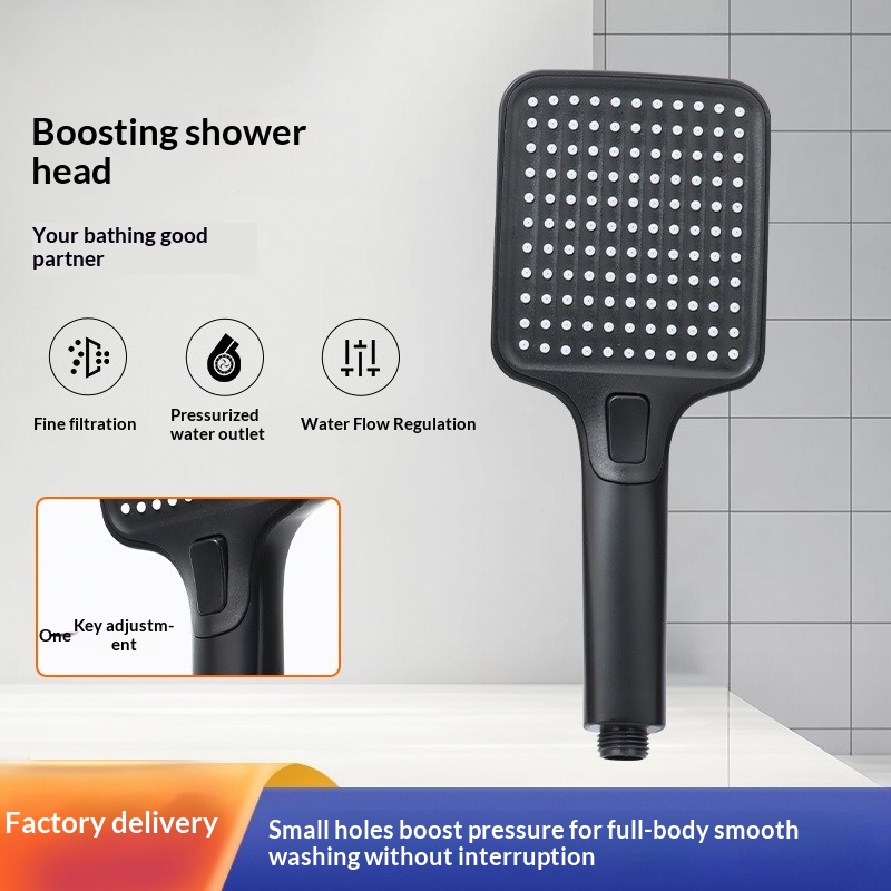 Home Bathroom Shower - Turbo High Pressure Handheld Shower Head