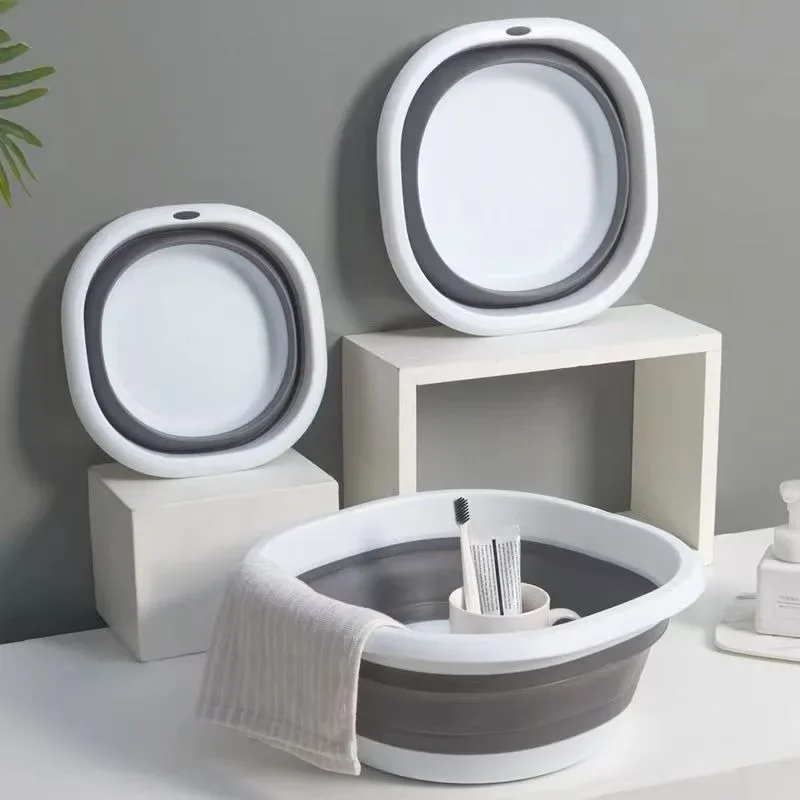 Home Bathroom Wash Basin - Plastic Folding Basins Portable Wash Basins