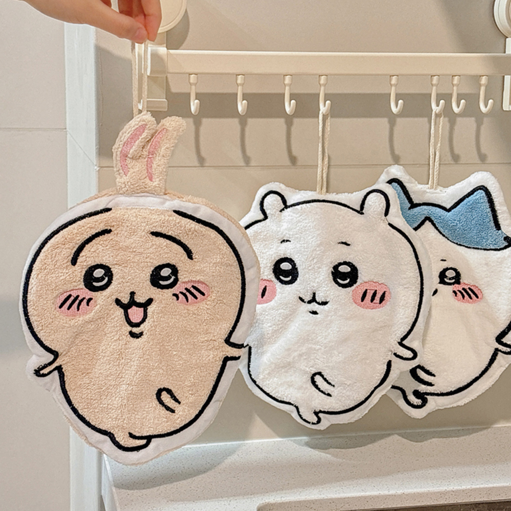 Home Edit Bathroom - Chiikawa Usagi Hachiware Super Absorbent Hanging