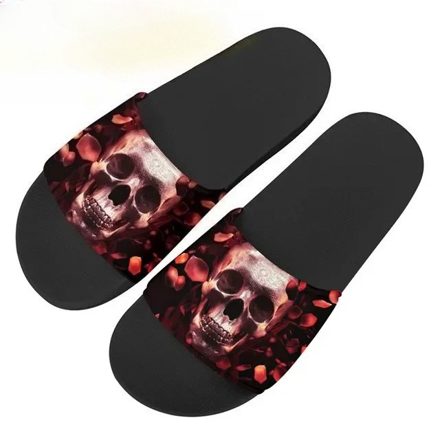 Home Design Bathroom - Gothic Skull Design Woman Summer Outdoor