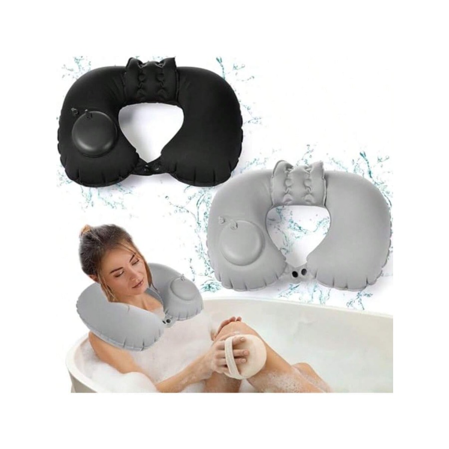 Bathtub Pillow Inflatable - AWYY2 Pcs Inflatable Bath Pillows For