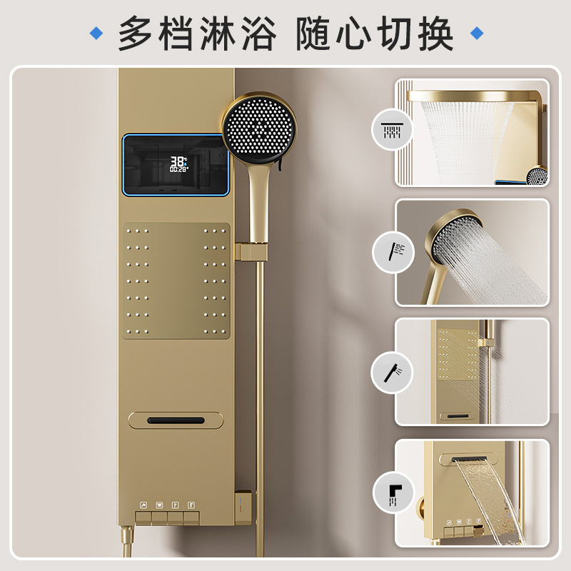 Space-Gray Smart Digital Displ – Home Bathroom Shower recenzja i cena