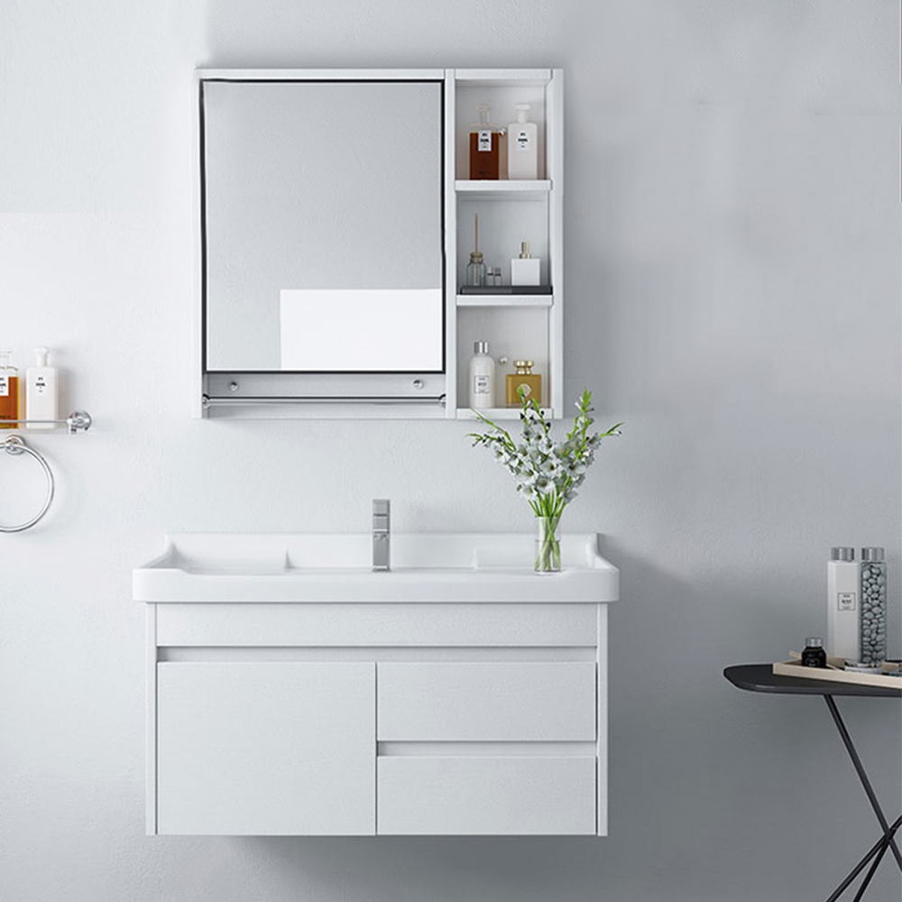 30 Inch Solid Wood White Lacqu – Home Bathroom Wash Basin recenzja i cena