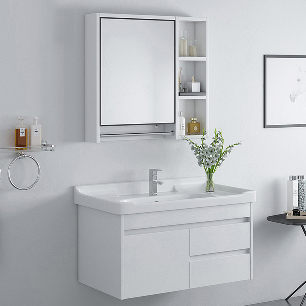 30 Inch Solid Wood White Lacqu – Home Bathroom Wash Basin recenzja i cena