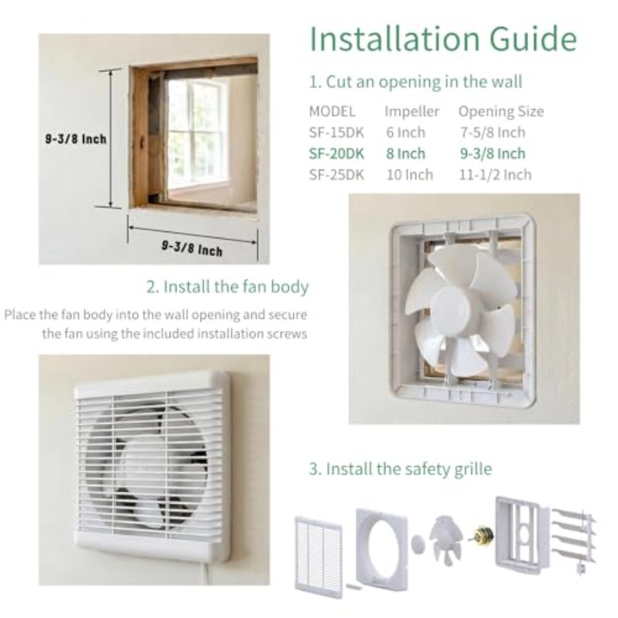 8 Window Shutter Exhaust Fan x – Home Bathroom Extractor Fan recenzja i cena