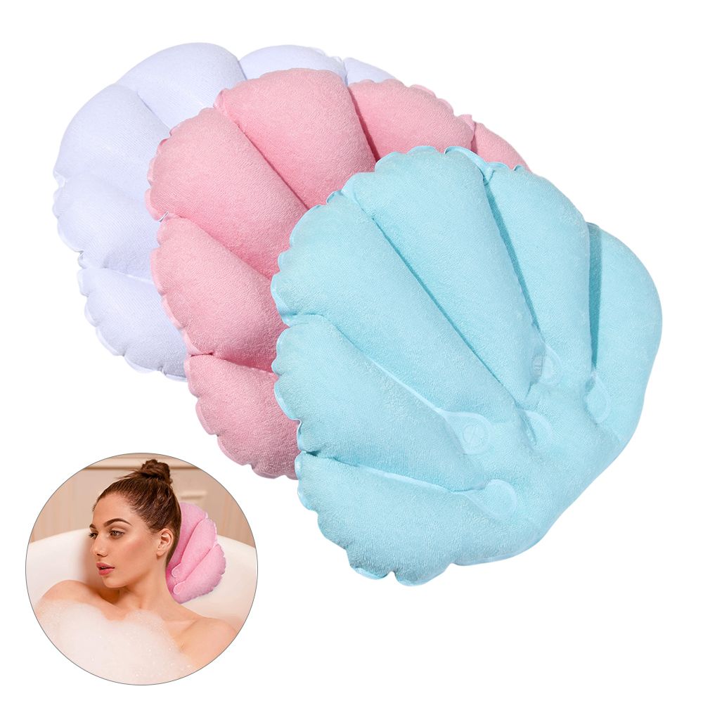 Soft Fan-shaped Inflatable Pil – Bathtub Pillow Inflatable recenzja i cena