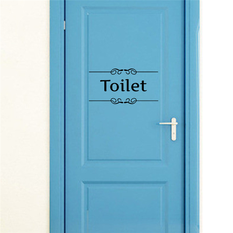 Toilet bathroom Sign Wall Deca – Home Bathroom Quotes recenzja i cena