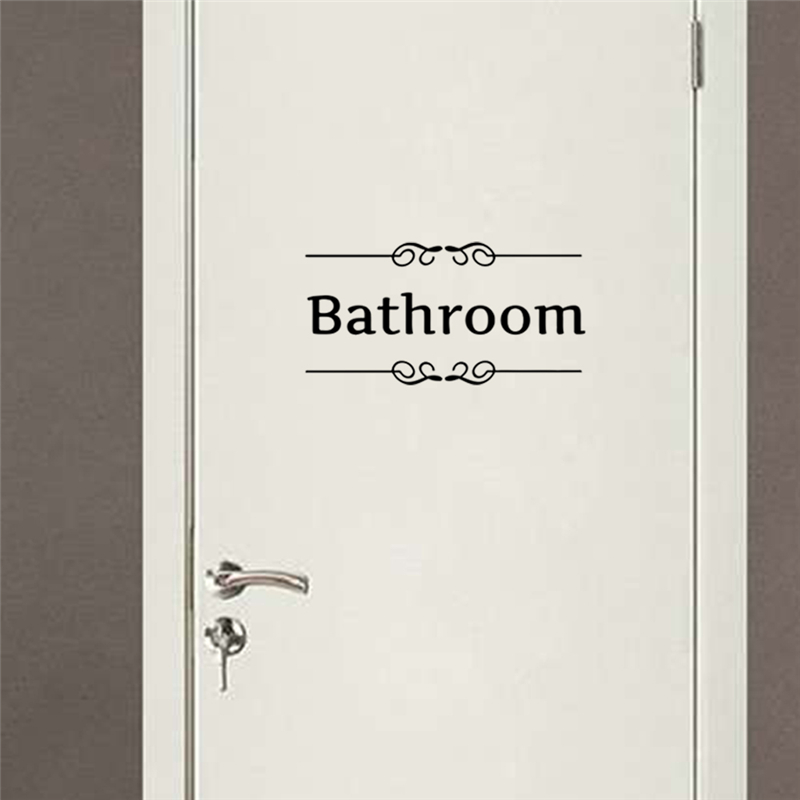 Toilet bathroom Sign Wall Deca – Home Bathroom Quotes recenzja i cena