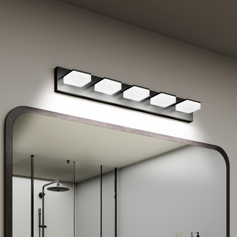 Adjustable 5-Head LED Mirror L – Home Bathroom Vanity recenzja i cena