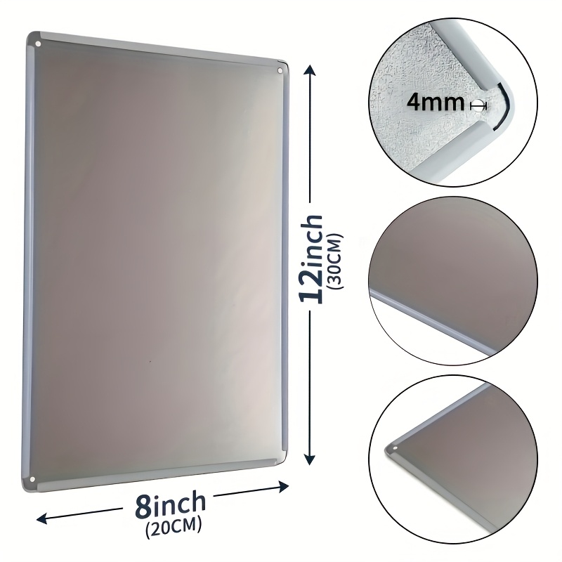 Stylish Female Metal Tin Sign  – Home Bathroom Wall Art recenzja i cena