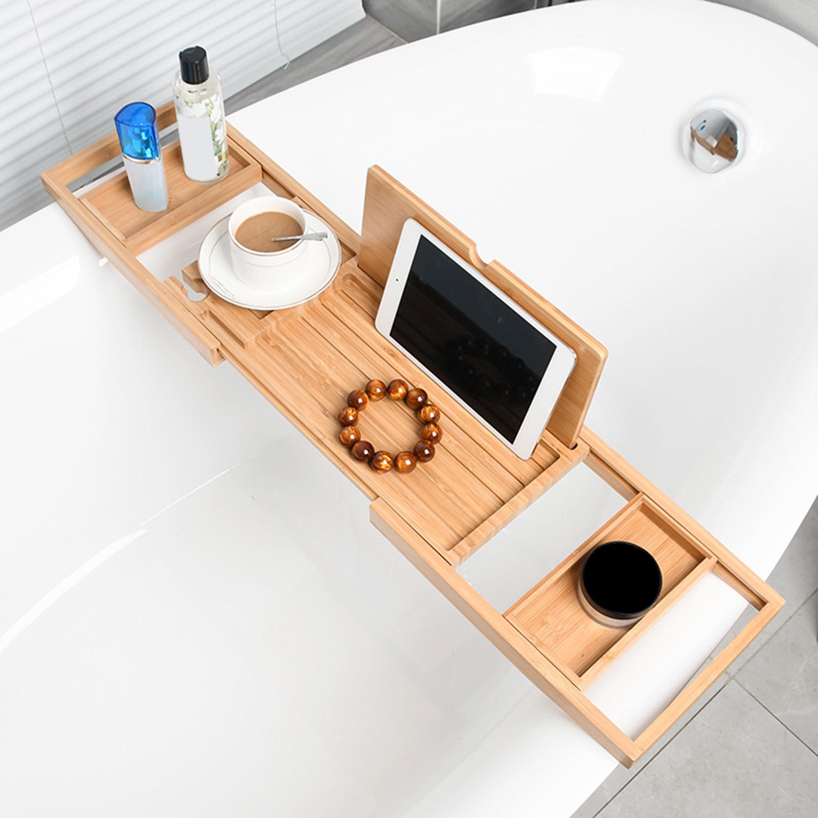Premium Wooden Bathtub Caddy T – Bath Caddy Tray recenzja i cena