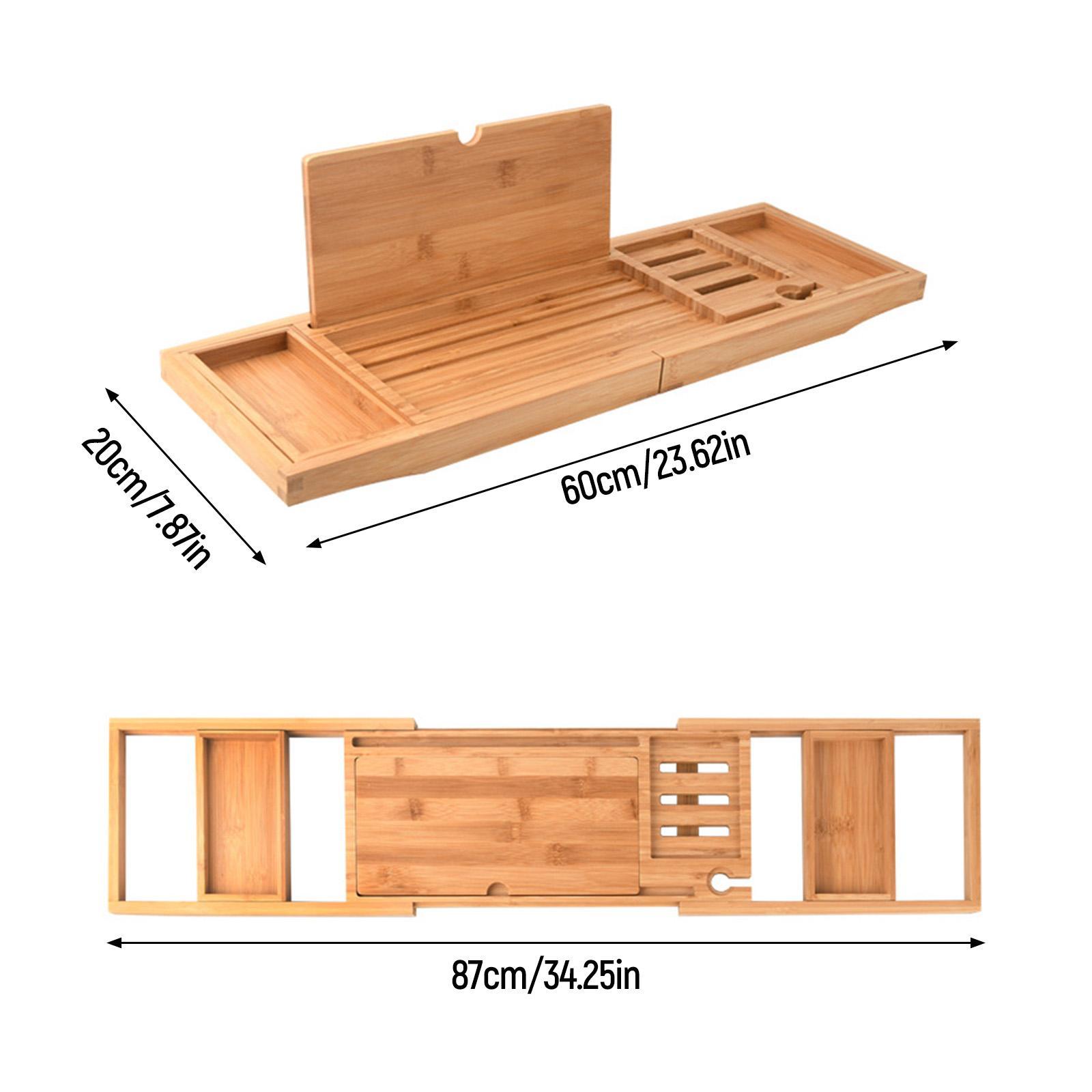 Premium Wooden Bathtub Caddy T – Bath Caddy Tray recenzja i cena
