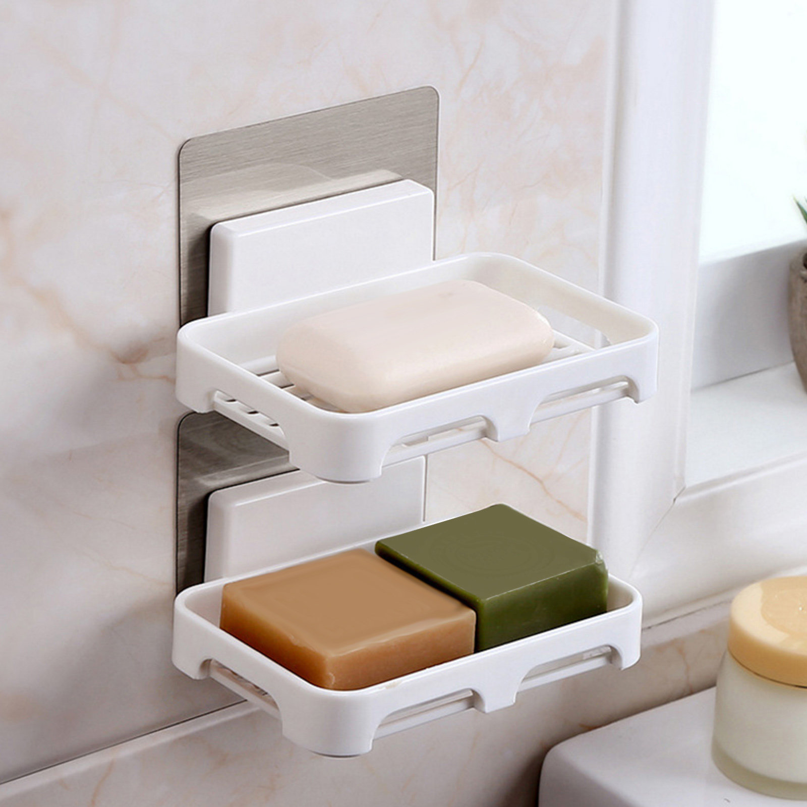 3Pcs Soap Rack Storage Tray Pu – Home Bathroom Organizer recenzja i cena