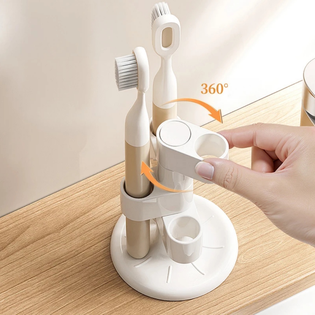1pcs Rotating Toothbrush Holde – Home Bathroom Organizer recenzja i cena