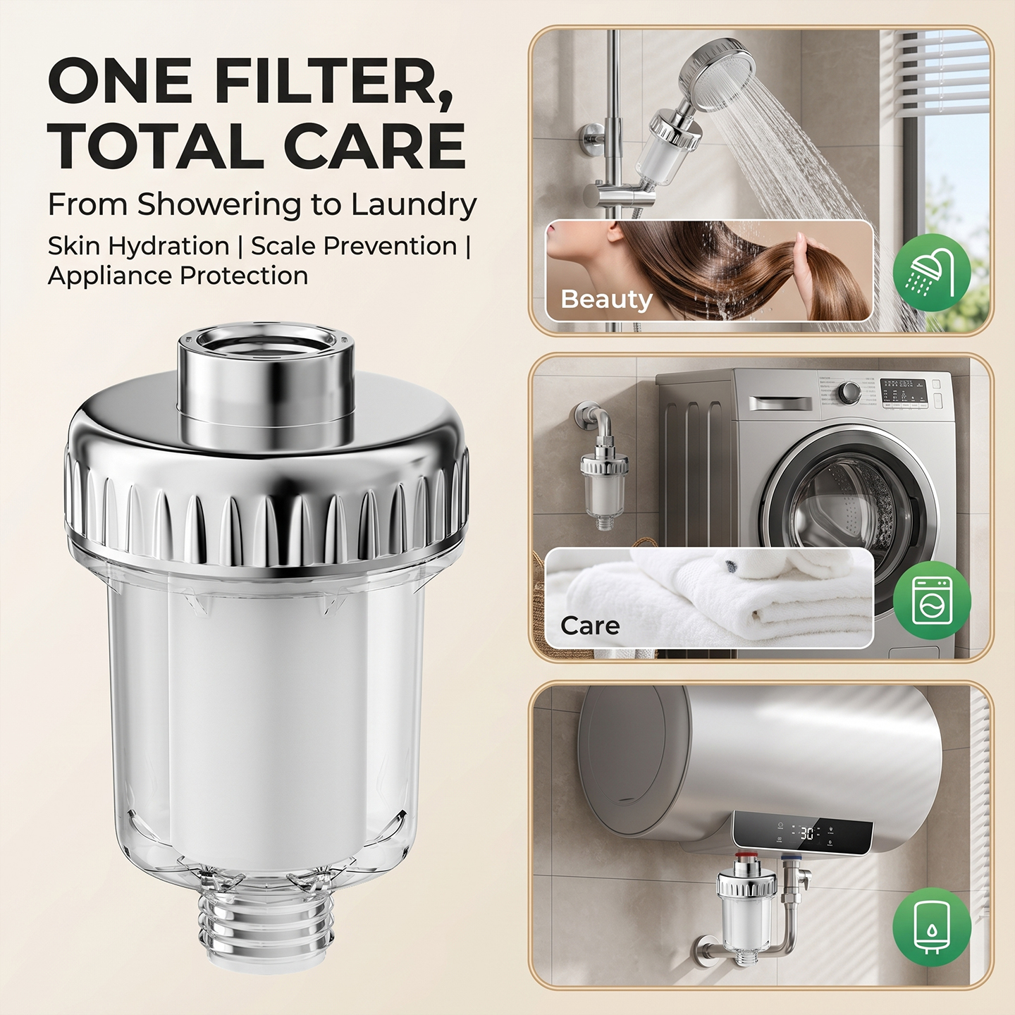 Water Heater Pre Filter Shower – Home Bathroom Water Filter recenzja i cena