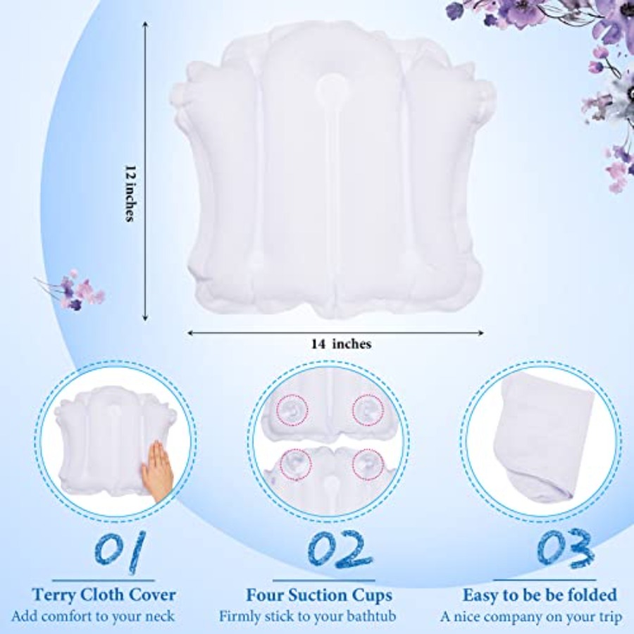 Inflatable Bath Pillow for Tub – Bathtub Pillow Inflatable recenzja i cena