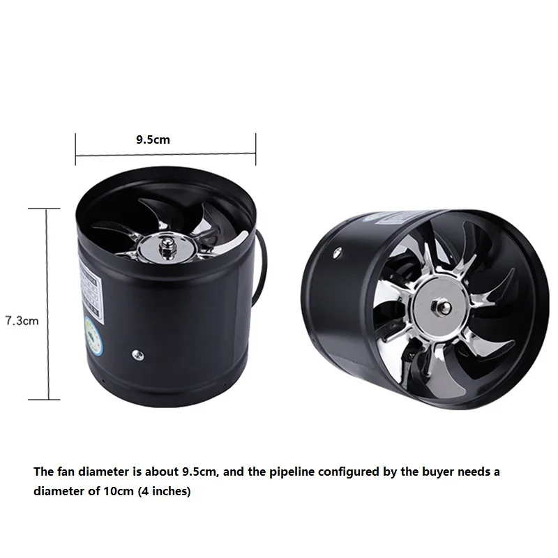 4 Inch Fan Air Ventilator For  – Home Bathroom Extractor Fan recenzja i cena