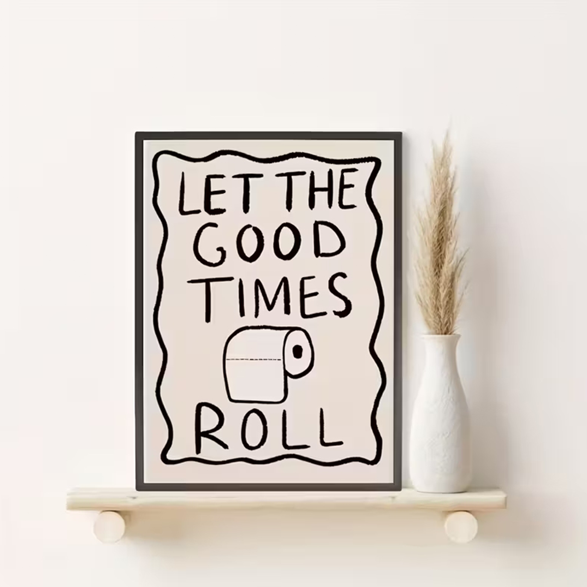 Funny Toilet  Let The G00d Tim – Home Bathroom Wall Art recenzja i cena