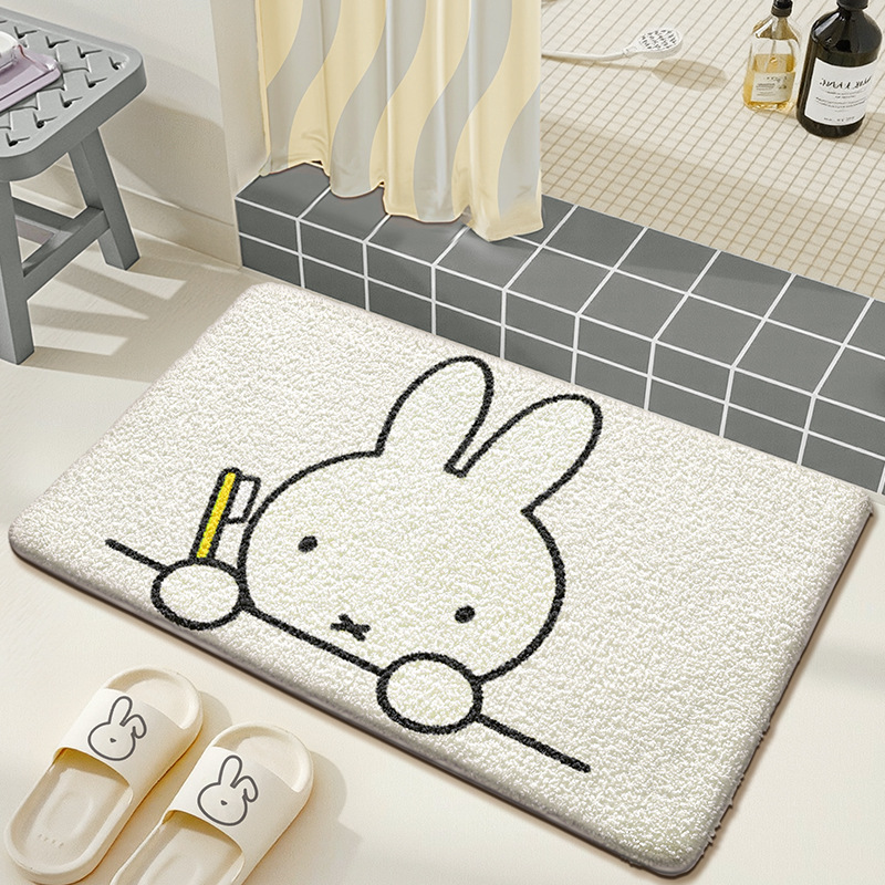 Kawaii Miffy Floor Mat Cute Ca – Home Edit Bathroom recenzja i cena