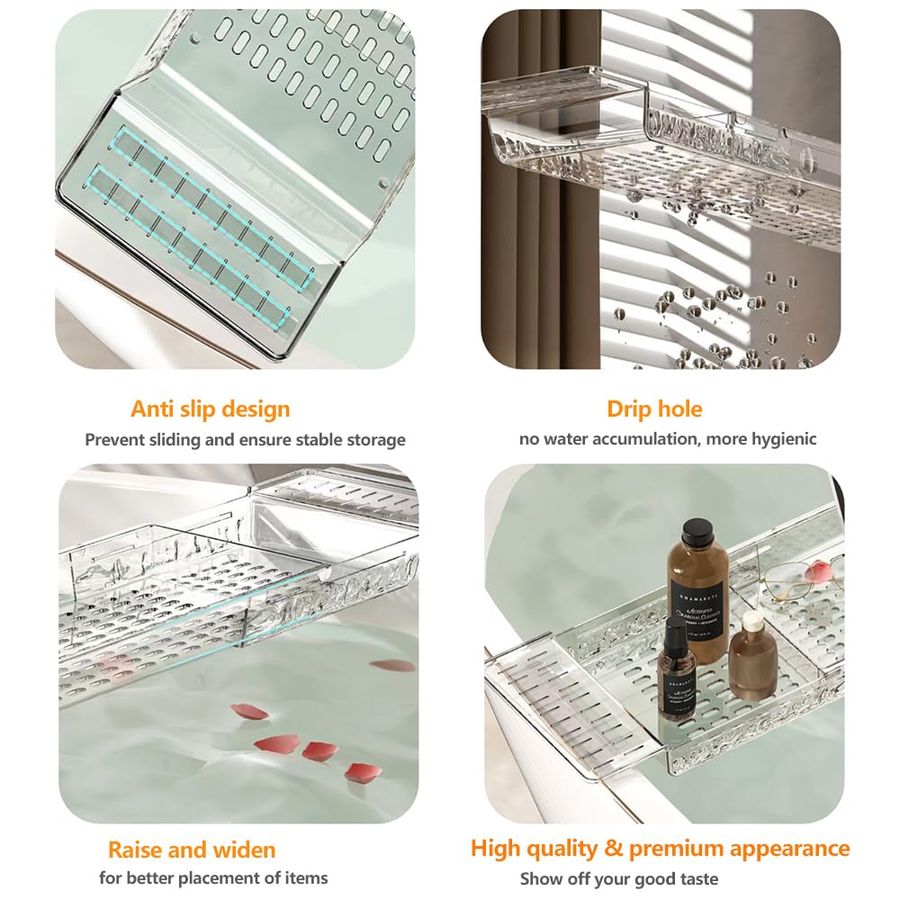 Caddy Tray, Adjustable Bath Tr – Bath Caddy Tray recenzja i cena