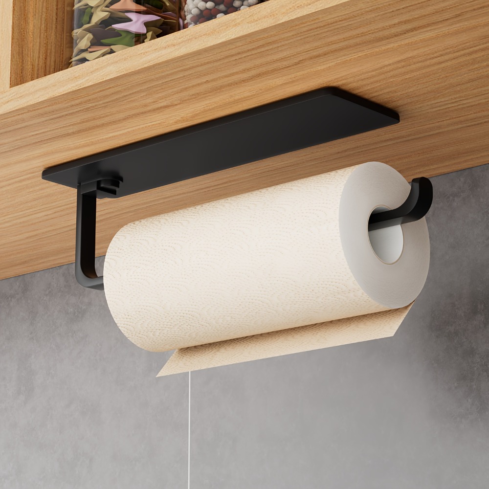 1pc Kitchen Towel Holder - Han – Home Bathroom Towel Dispenser recenzja i cena