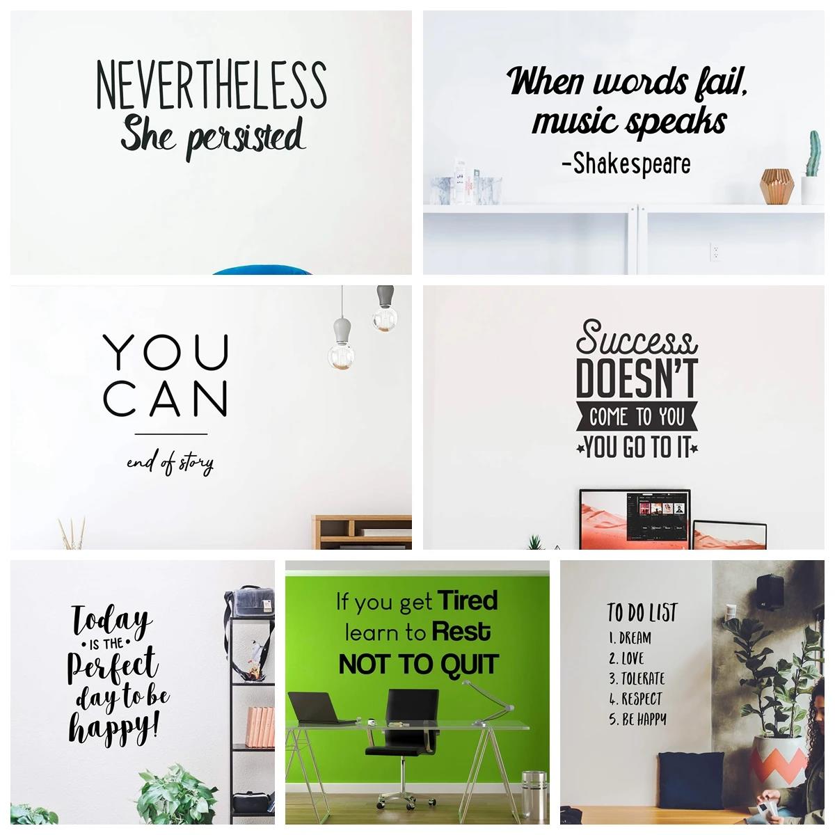 1pc Quotes Wall Sticker Self-a – Home Bathroom Quotes recenzja i cena