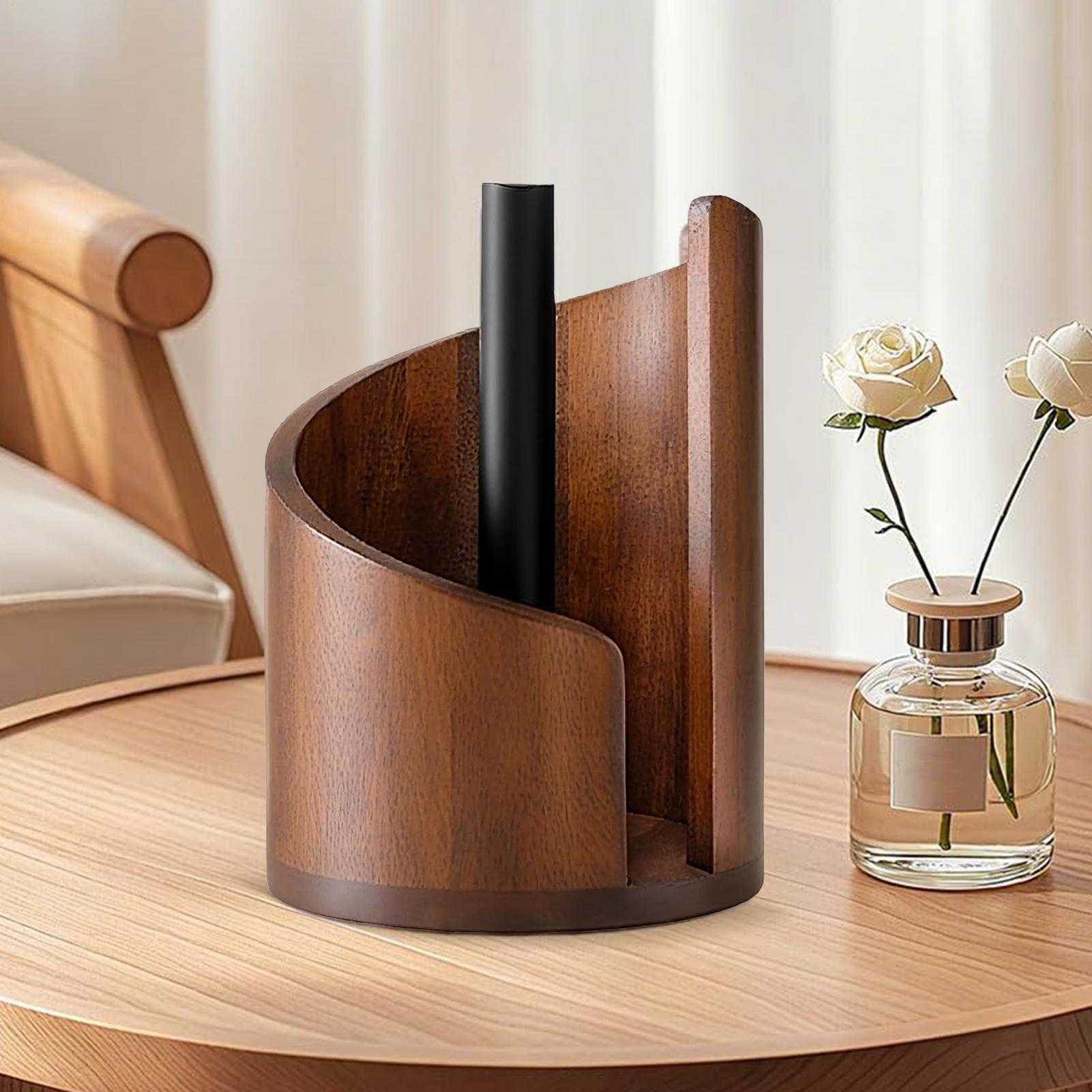 Wood Paper Towel Holder Farmho – Home Bathroom Towel Dispenser recenzja i cena
