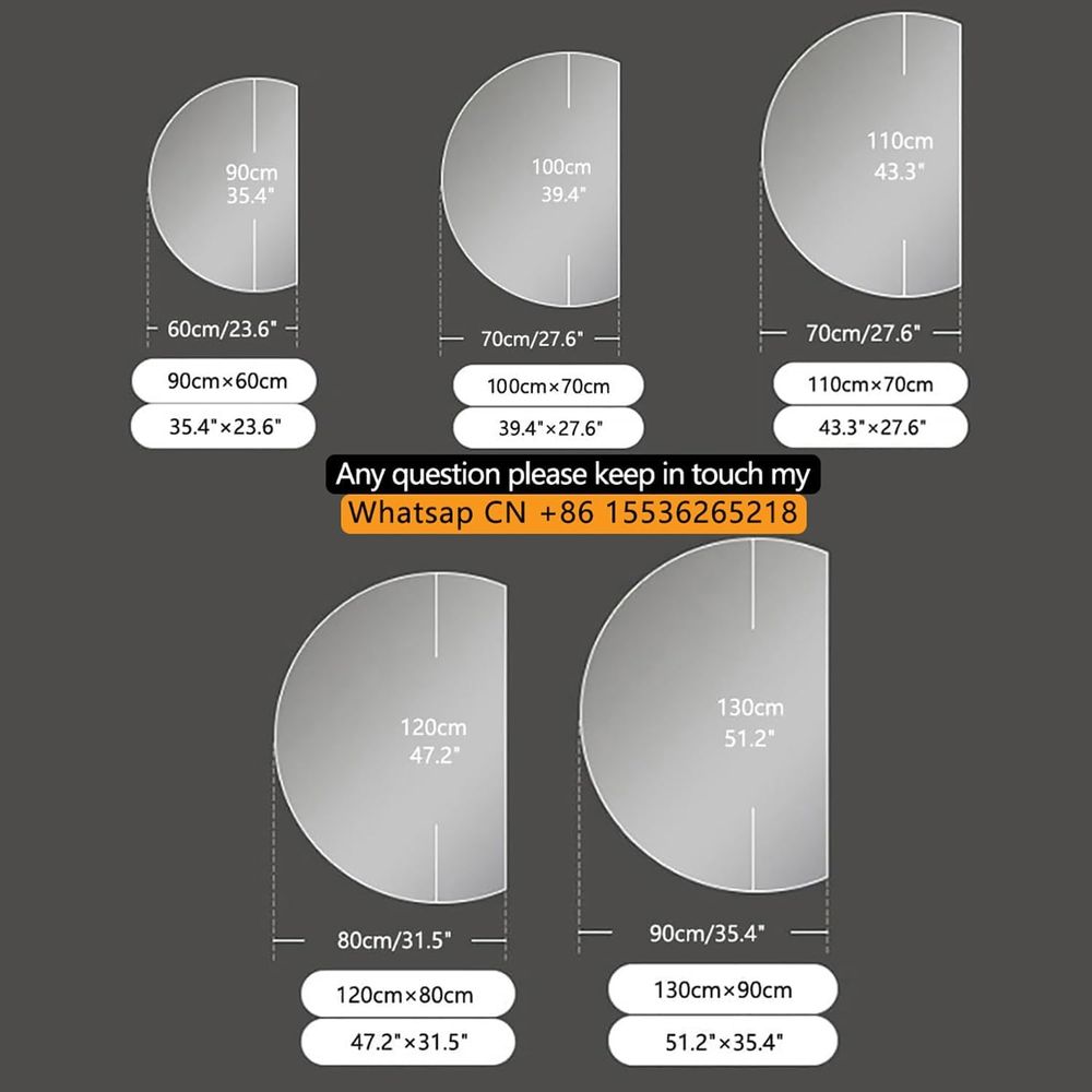 51x35 Semicircle LED Lighted V – Home Bathroom Vanity recenzja i cena