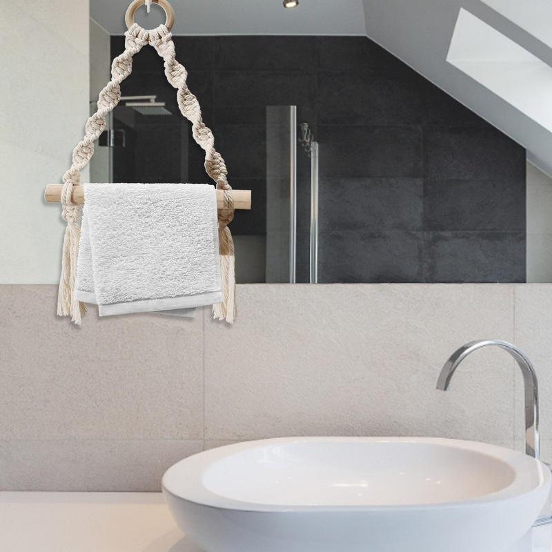 Hand Woven Wooden Toilet Paper – Home Bathroom Towel Dispenser recenzja i cena