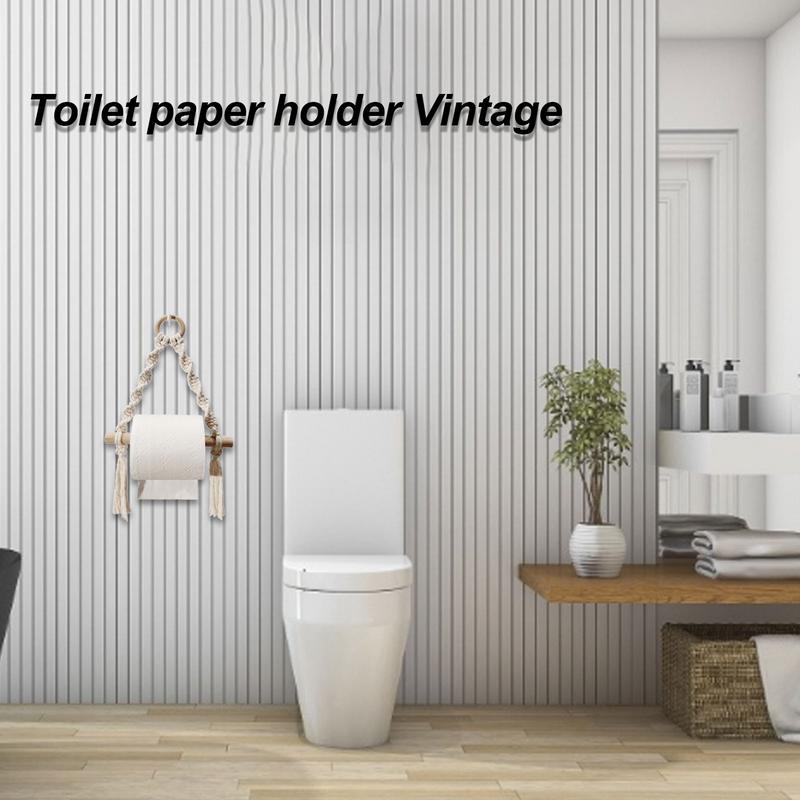 Hand Woven Wooden Toilet Paper – Home Bathroom Towel Dispenser recenzja i cena