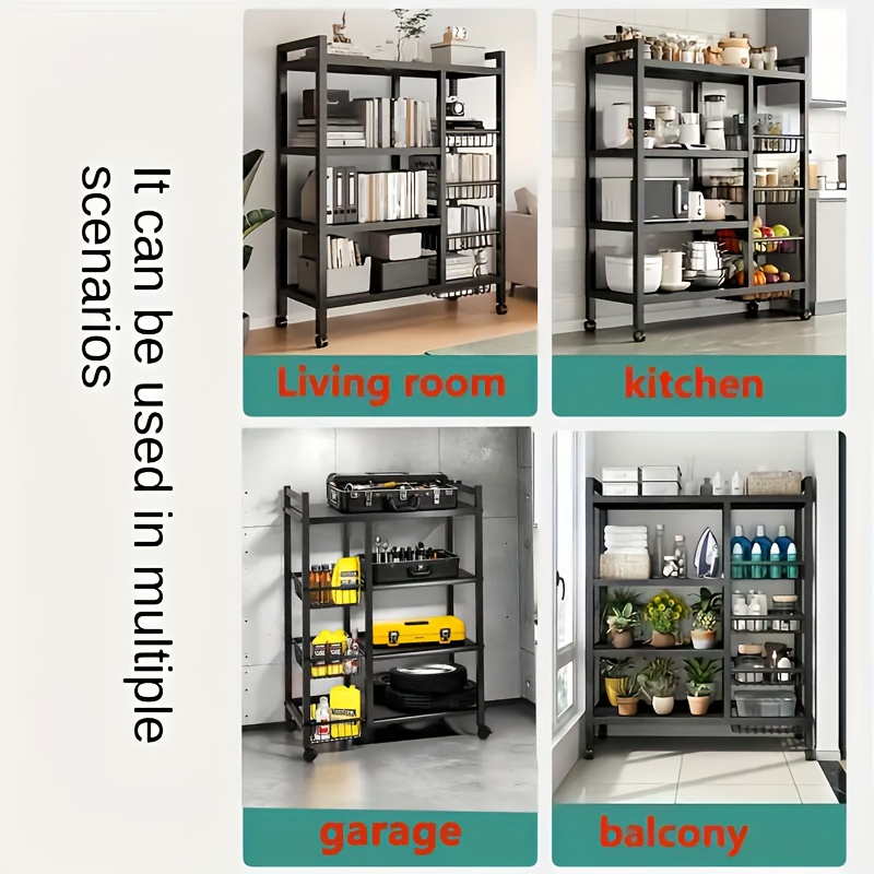 us1pc Movable Storage Rack, Ad – Home Bathroom Organizer recenzja i cena