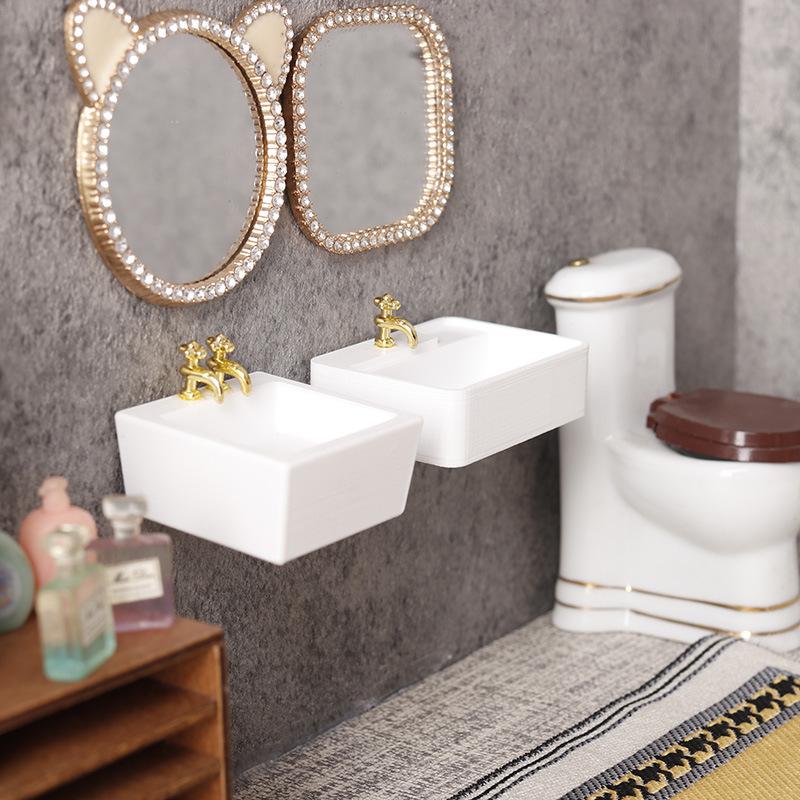1/12 Home Accessories Dollhous – Home Bathroom Wash Basin recenzja i cena