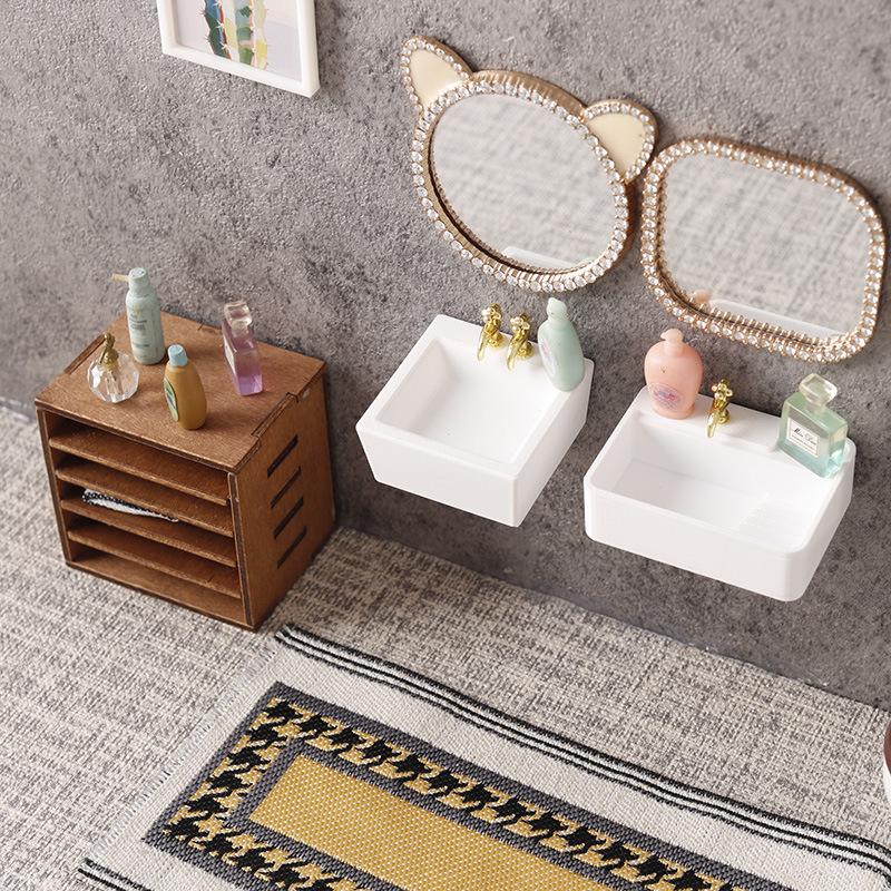 1/12 Home Accessories Dollhous – Home Bathroom Wash Basin recenzja i cena