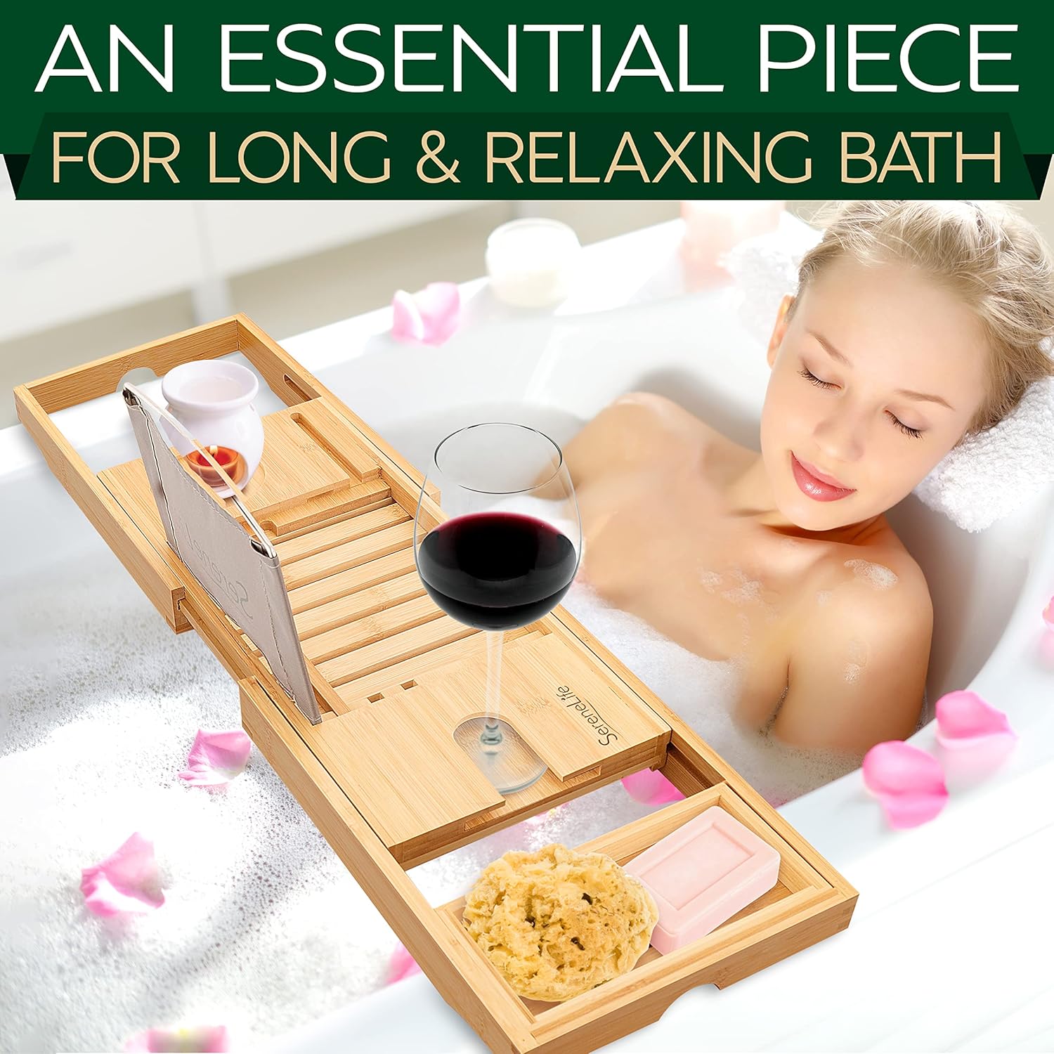Expandable Bathtub Tray Caddy, – Bath Caddy Tray recenzja i cena