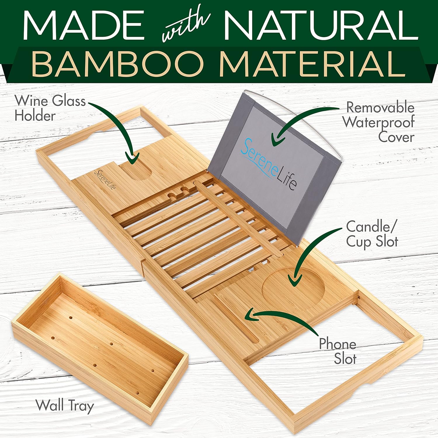 Expandable Bathtub Tray Caddy, – Bath Caddy Tray recenzja i cena