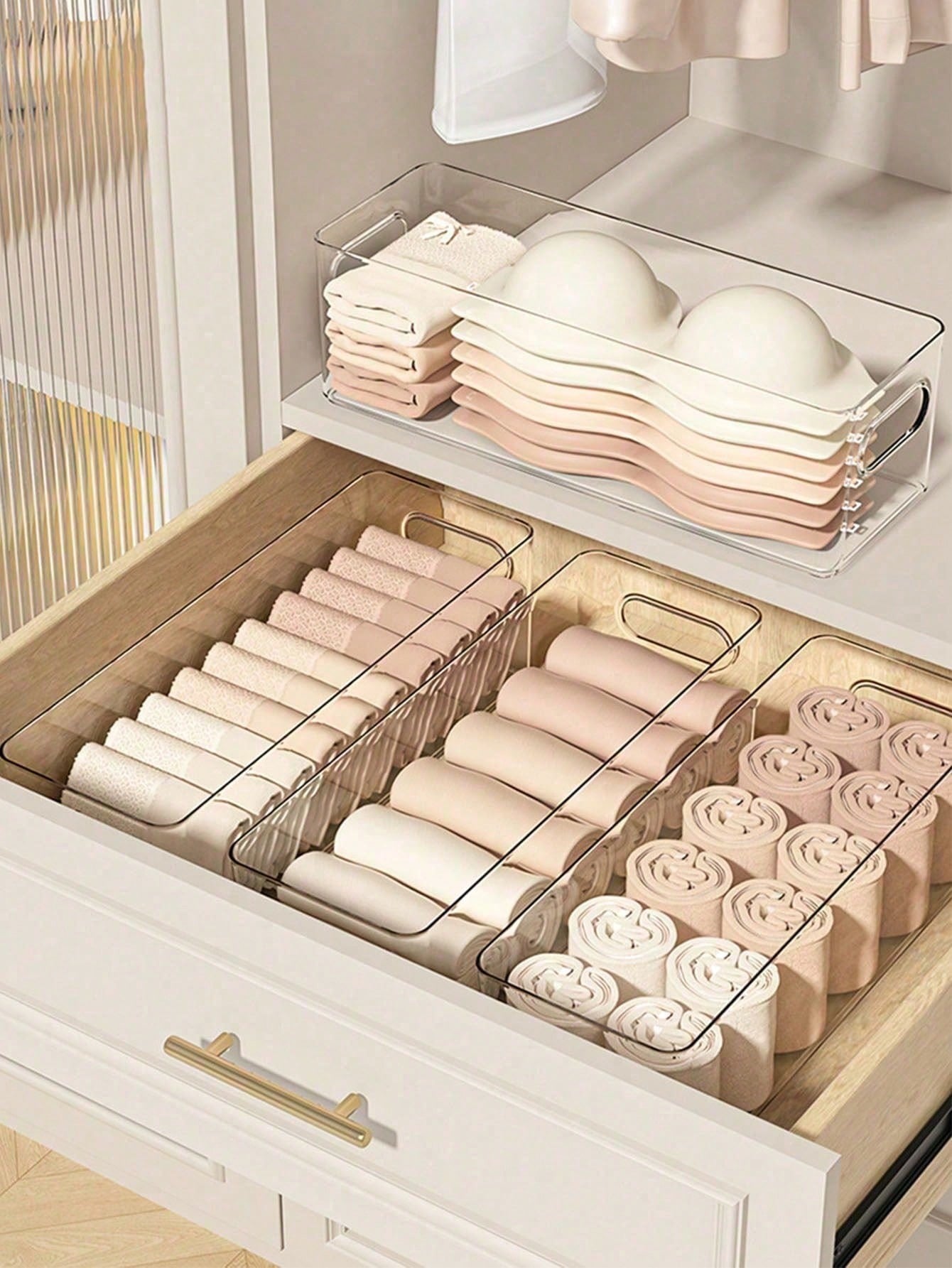 7pcs Transparent Desktop Stora – Home Bathroom Organizer recenzja i cena