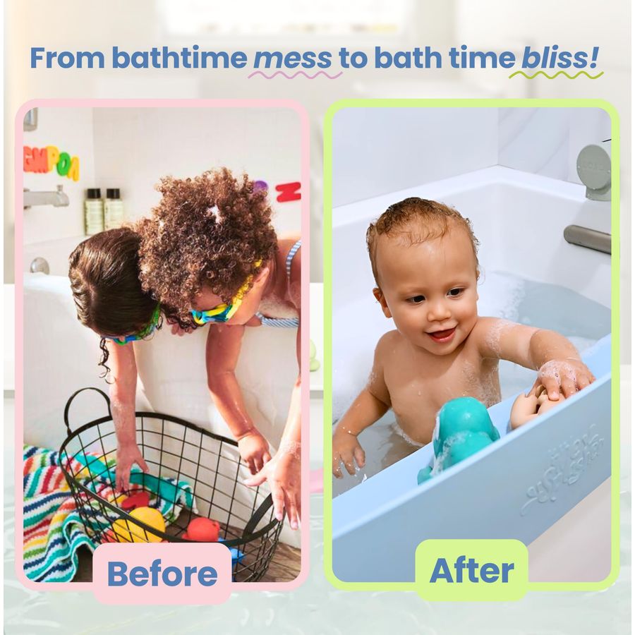 Bathtub Splash Guard Play Shel – Bath Caddy Tray recenzja i cena