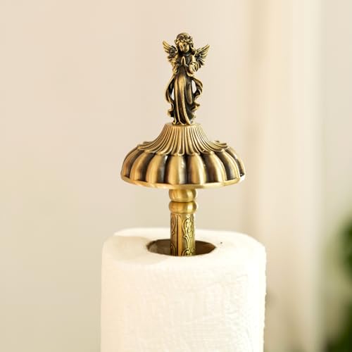 Antique-Style Brass Angel-Topp – Home Bathroom Towel Dispenser recenzja i cena