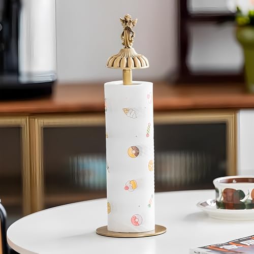 Antique-Style Brass Angel-Topp – Home Bathroom Towel Dispenser recenzja i cena