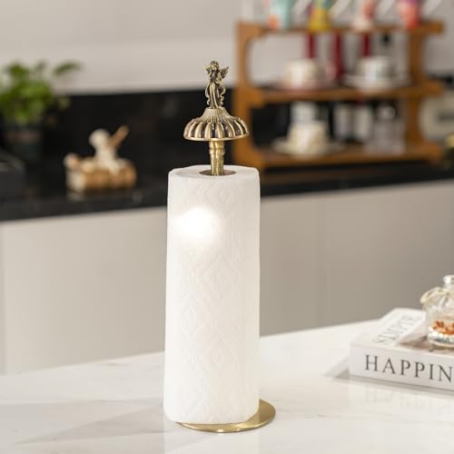 Antique-Style Brass Angel-Topp – Home Bathroom Towel Dispenser recenzja i cena