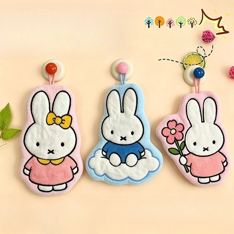 Miffy Rabbit Wipe Hand Towel C – Home Edit Bathroom recenzja i cena
