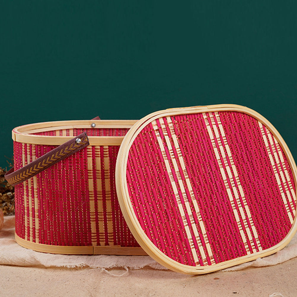 Portable Oval Bamboo Storage B – Home Bathroom Organizer recenzja i cena