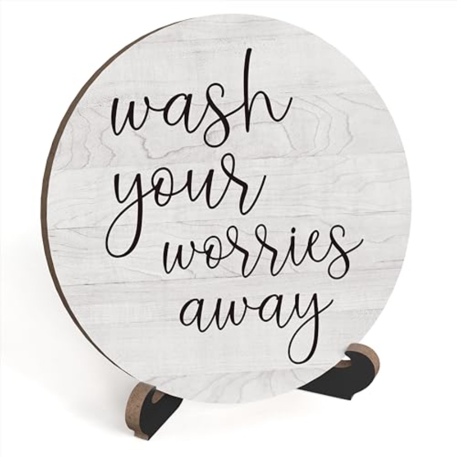 Rustic Funny Bathroom Quote, R – Home Bathroom Quotes recenzja i cena