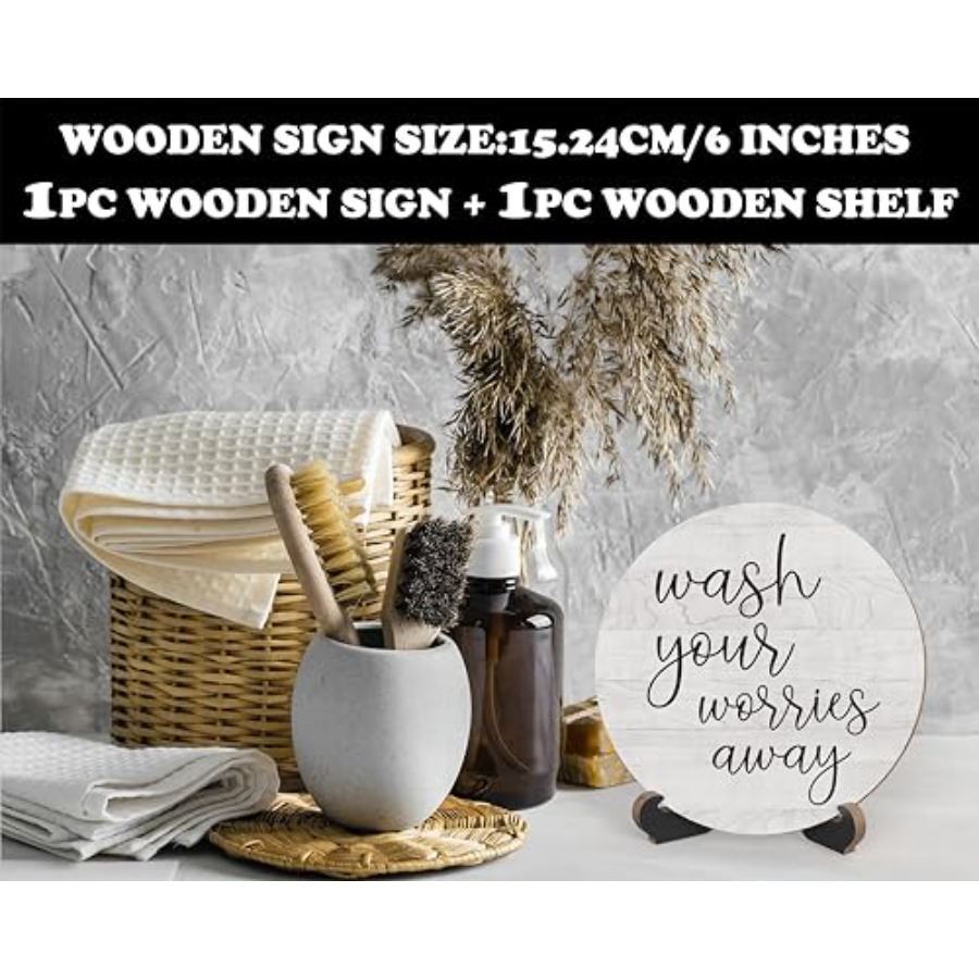 Rustic Funny Bathroom Quote, R – Home Bathroom Quotes recenzja i cena