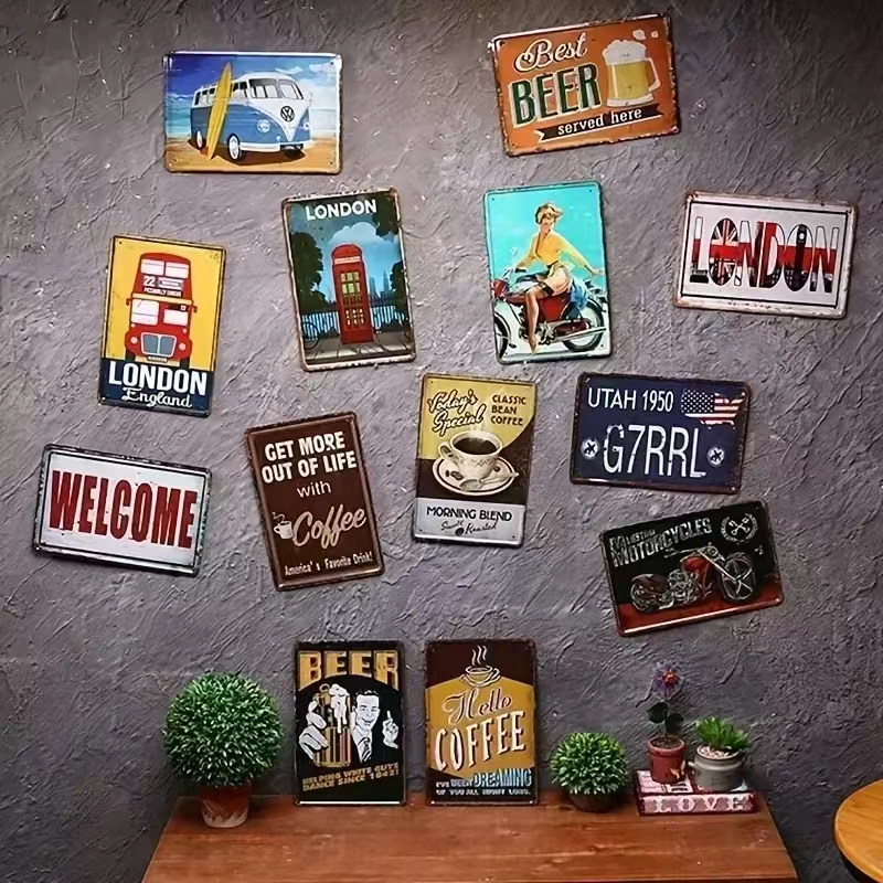 Vintage Funny Quote Metal Tin  – Home Bathroom Quotes recenzja i cena