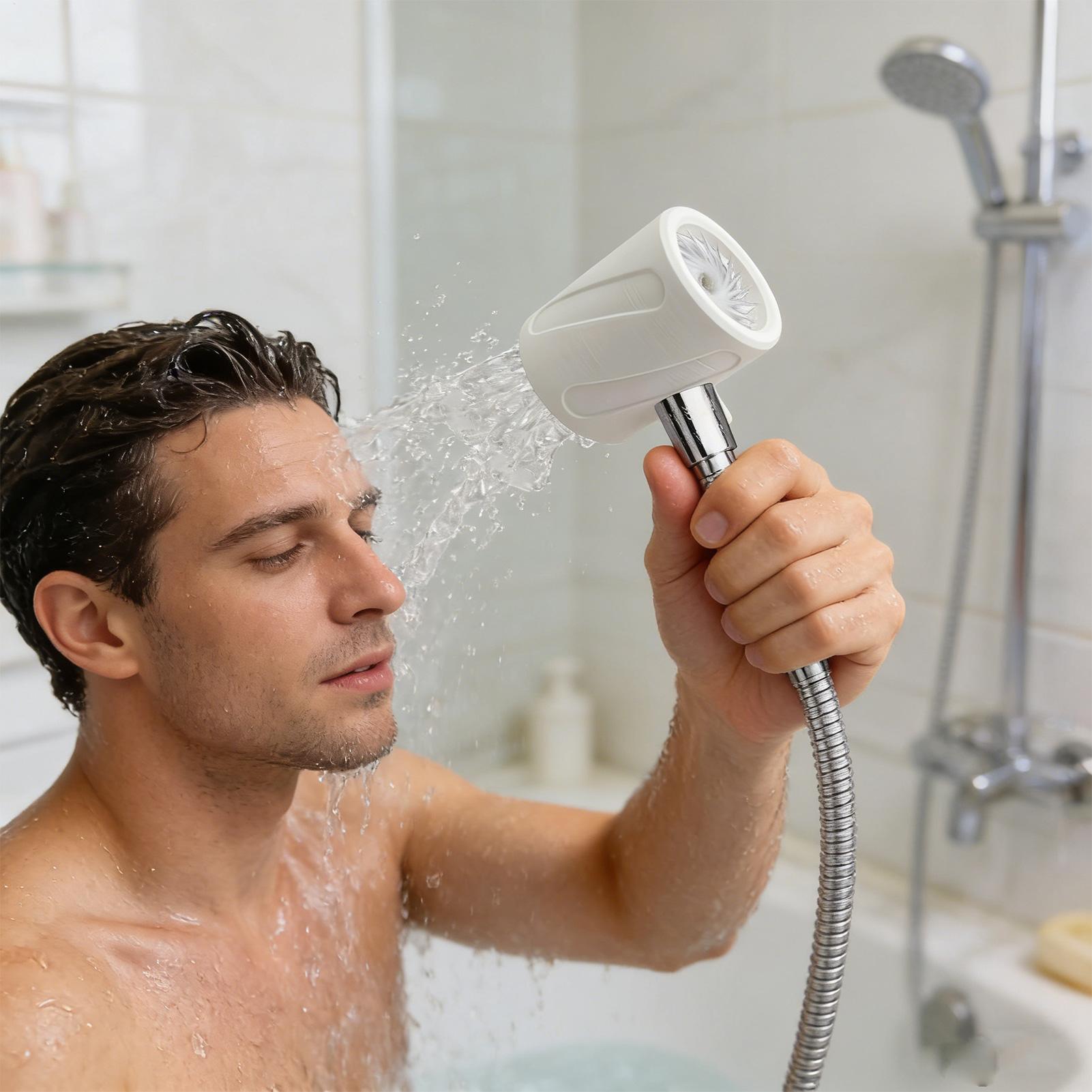 Men's Shower Head High Pressur – Home Bathroom Shower recenzja i cena