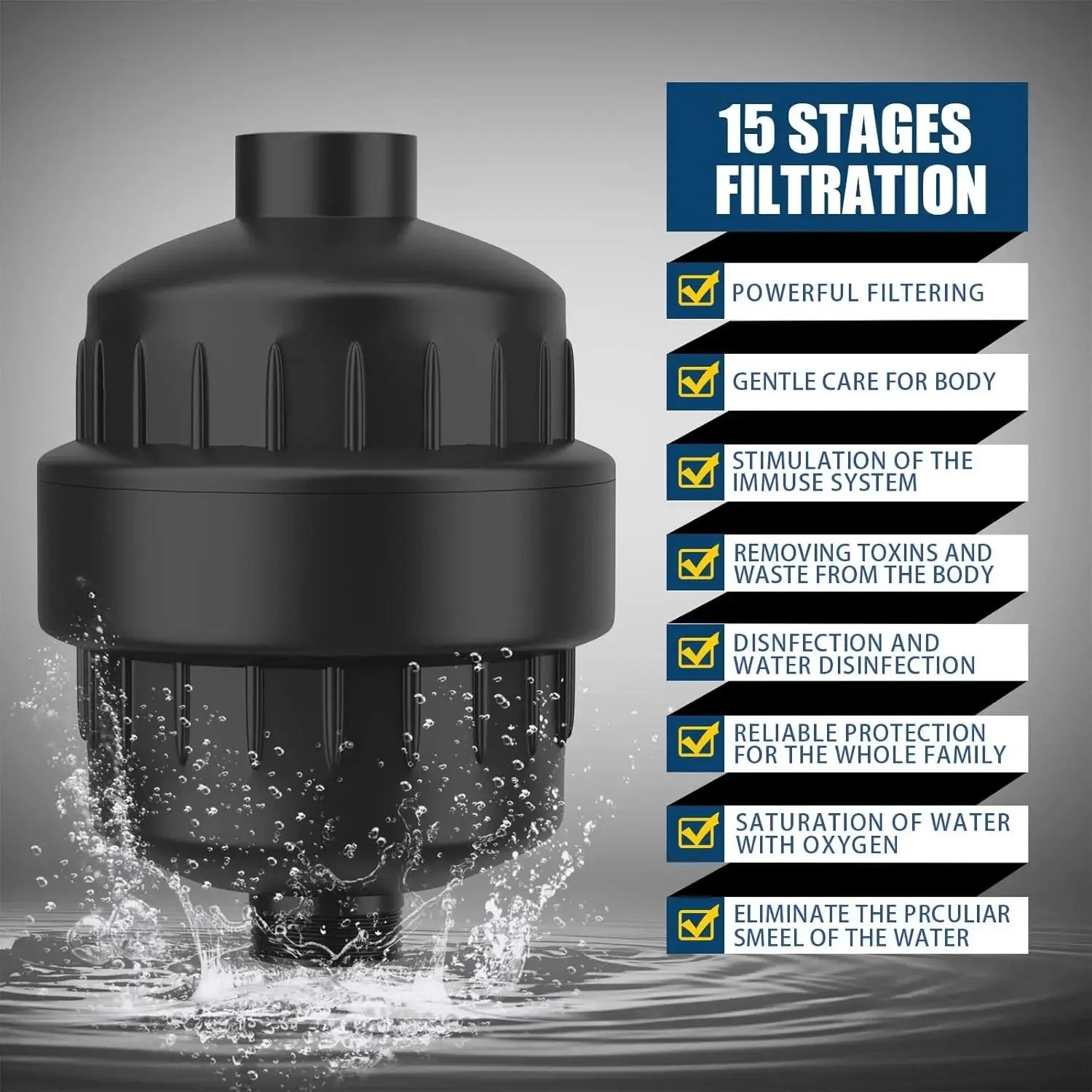 15/20 stages high output showe – Home Bathroom Water Filter recenzja i cena